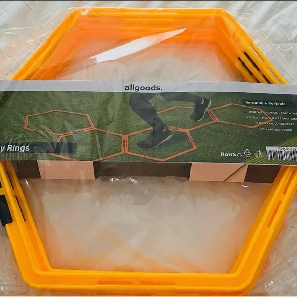 BNIP Allgoods Hexagonal Agility Rings - Picture 1 of 3